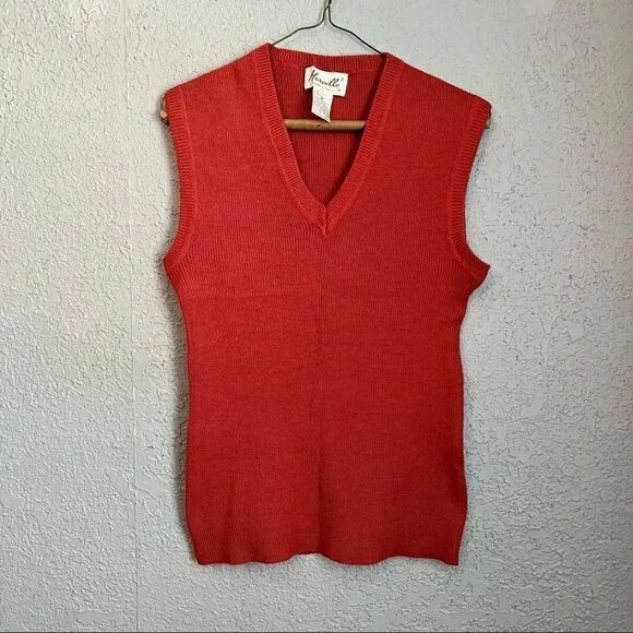 Marcello Jackets & Blazers - Marcello Salmon 70’s CottageCore Unisex Vest Size Medium